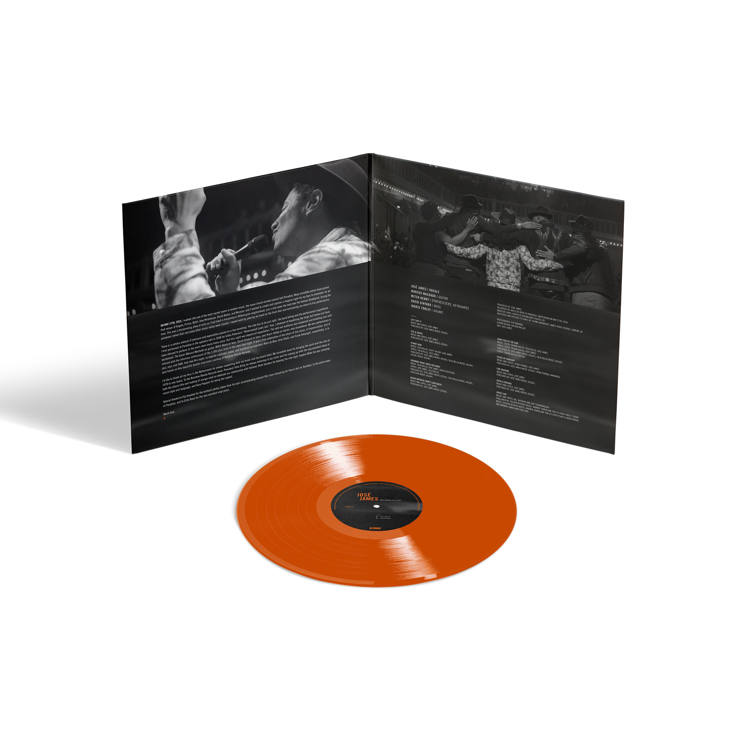 Amsterdam 2024 (Live) - Limited Edition 180 gram double orange vinyl (Press of 750)